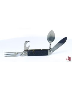 Vintage folding pocket knife - spoon - fork - can opener - Stag Ireland