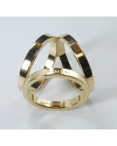 Hermes Scarf Ring - Trio 90 - Permabrass