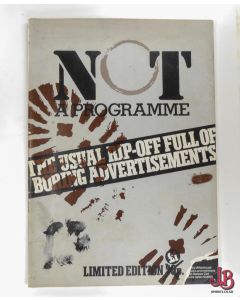 Not the nine o'clock news 'Not a programme' - Theatre show programme

