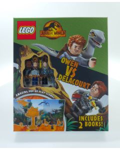 LEGO Owen Vs Delacourt  b22jw06 JW117 Owen Grady jw077 Rainn Delacourt