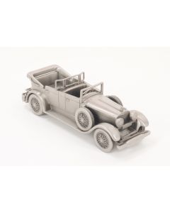 A vintage pewter model car by The Danbury Mint - 1928 Lincoln Convertible