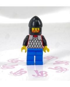 Lego minifigure cas152 Scale Mail Red Black Arms Blue Legs Black Chin-Guard