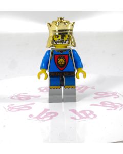 Lego minifigure cas035 Knights Kingdom I - King Leo Gold helmet