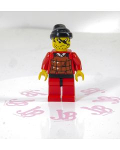 Lego minifigure cas052 Ninja - Robber, Brown