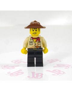 Lego minifigure adv010 Johnny Thunder (Desert)
