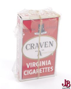 An old FULL Cork Tipped Craven A cigarette box / packet / pack