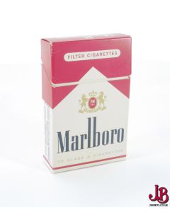 An old empty Marlboro cigarette box / packet / pack
