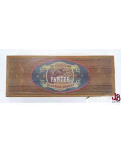 Vintage wooden Dutch Cigar Box  Panter, Assortiment Senoritas, IN KEINE SIGAREN