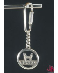 A vintage solid Silver Honda Keyring keychain - 925 - sterling - 1990