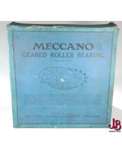 Old vintage Meccano Geared Roller Bearing No. 167 - Boxed - Gold Red