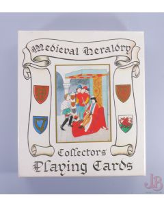Boxed set of unused sealed Medieval Heraldry Collectors Playing Cards