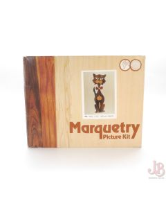 Vintage Marquetry Picture Kit - The Art Veneers Co. - Harry the 1970's Cat