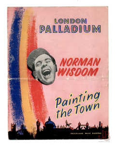 Vintage Programme - Norman Wisdom Painting the Town - London Palladium