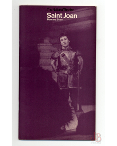 Vintage National Theatre Saint Joan Programme from 1963