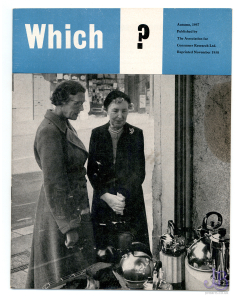 Vintage copy of first editon of Which magazine reprinted in November 1958