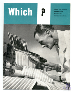 Vintage copy of 4th editon of Which magazine Summer 1958 