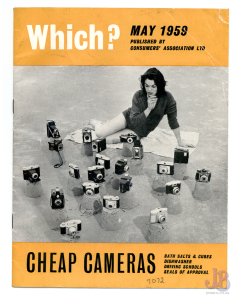 Vintage copy of May 1959 editon of Which magazine 
