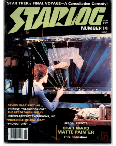 Vintage copy of Starlog Magazine Issue - No 14 - June 1978