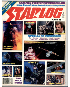 Vintage copy of Starlog Magazine Issue - No 36 - July 1980