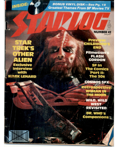 Vintage copy of Starlog Magazine Issue - No 42 - January 1981