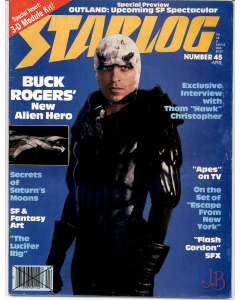 Vintage copy of Starlog Magazine Issue - No 45 - April 1981