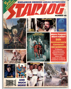 Vintage copy of Starlog Magazine 5th Anniversary Spectacular Issue - No 48 - July 1981