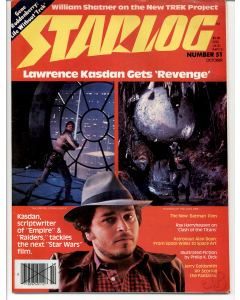 Vintage copy of Starlog Magazine Issue - No 51 - October 1981