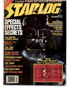 Vintage copy of Starlog Magazine Issue - No 56 -March 1982