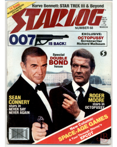 Vintage copy of Starlog Magazine Issue - No 68 - March 1983