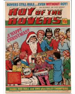 Vintage Roy of the Rovers Comic 26th December 1981