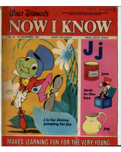Vintage copy of Walt Disneys Now I Know Magazine Issue No 10 - 9th December 1972