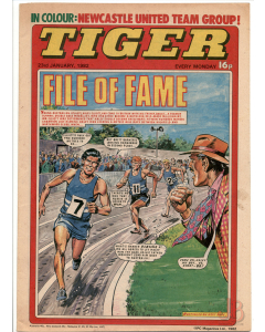 Tiger Comic 23rd January 1982 with Trevor Francis and
United Magpies