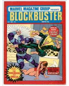 A vintage copy of Marvel Magazine Group Presents Blockbuster No 3 August 1981