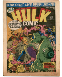 Vintage copy of Hulk comic No 42 December 19 1979