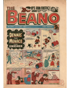 A vintage copy of The BEANO No 2035 July 18th 1981
