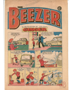 A vintage copy of The BEEZER No 1340 19th September 1981