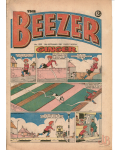 A vintage copy of The BEEZER No 1339 12th September 1981