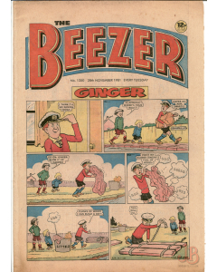 A vintage copy of The BEEZER No 1350 28th November 1981