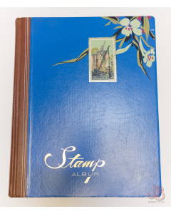 Empty Vintage Used Flying Eagle Stamp Stock Book #T701 26 pages