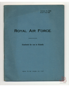 A Vintage Royal Air Force Note Book UNUSED - Form 619 Naval No. S400