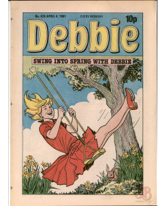 A Vintage copy of DEBBIE comic - No. 425 - April 11, 1981