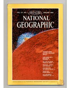Vintage NATIONAL GEOGRAPHIC Magazine Vol.157 No. 1 January 1980