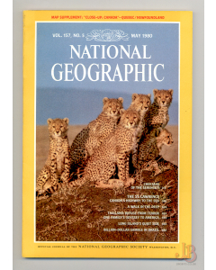 Vintage NATIONAL GEOGRAPHIC Magazine Vol.157 No. 5 May 1980 with SUPPLEMENT