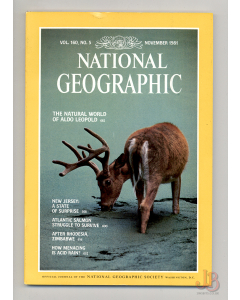 Vintage NATIONAL GEOGRAPHIC Magazine Vol.160 No. 5 November 1981