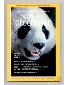 Vintage NATIONAL GEOGRAPHIC Magazine Vol.160 No. 6 December 1981 with SUPPLEMENT