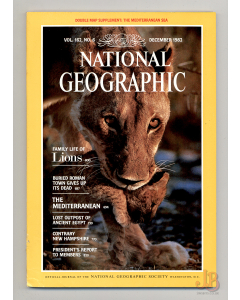Vintage NATIONAL GEOGRAPHIC Magazine Vol.162 No. 6 December 1982 with SUPPLEMENT