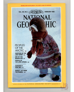 Vintage NATIONAL GEOGRAPHIC Magazine Vol.163 No. 2 February 1983 with SUPPLEMENT