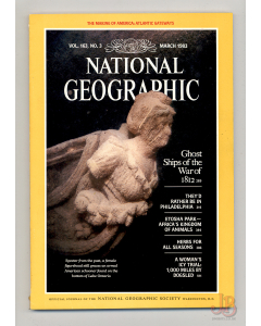 Vintage NATIONAL GEOGRAPHIC Magazine Vol.163 No. 3 March 1983 with SUPPLEMENT