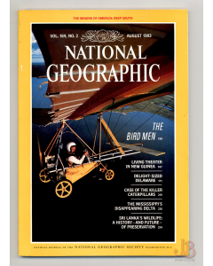 Vintage NATIONAL GEOGRAPHIC Magazine Vol.164 No. 2 August 1983 with SUPPLEMENT