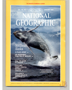 Vintage NATIONAL GEOGRAPHIC Magazine Vol.165 No. 1 January 1984 with SUPPLEMENT